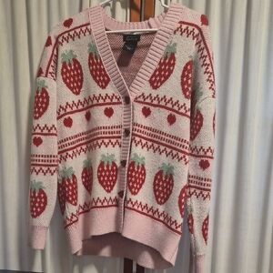 Make An Offer! Strawberry Cardigan